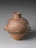 Jar; 2650–2350 BC; earthenware with painted decoration; height: 34 cm; Metropolitan Museum of Art (New York City)