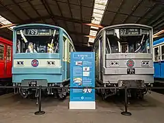 Front view of Mf67D and Zebulon (we can see on the left a Sprague series ,and on the right a Ma51 series