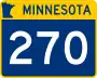 Trunk Highway 270 marker