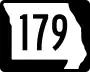 Route 179 marker