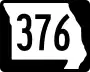 Route 376 marker