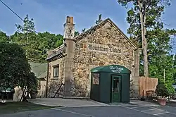 The Mountain Lakes train station, owned by New Jersey Transit, is located in the Mountain Lakes Historic District.