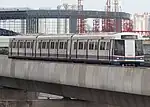 First Generation train near Tao Poon MRT station.