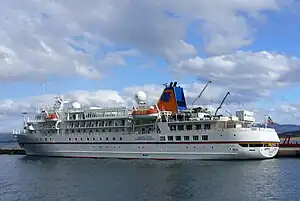 MS Bremen in Ushuaia, Argentina