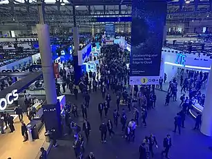 Exhibition floor of MWC Barcelona 2019