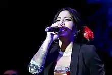 Ana Tijoux on 7 March 2020 in Mexico City.