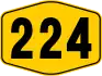 Federal Route 224 shield}}