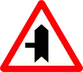 2d) — Junction with a road that does not have priority