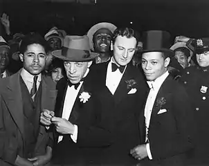 Lloyd Thomas, Kenneth Macpherson and Jimmie Daniels