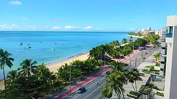 Image 123Ponta Verde beach in Maceió (from Tourism in Brazil)