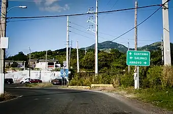 PR-744 approaching PR-54 junction