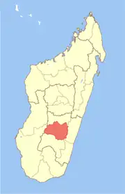 Location in Madagascar