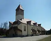 Catholic Church of St. Paul, completed in 2000, in Madárdomb neighbourhood