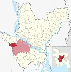 Location of Madhukhali