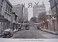 View of downtown Memphis, looking west on Madison Ave, 1920.