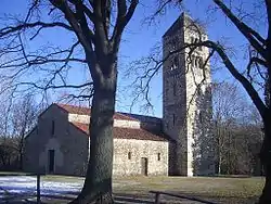 Belltower and right side