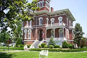 Image 38Magnolia Manor in Cairo, built by businessman Charles A. Galigher in 1869. Photo credit: MuZemike (from Portal:Illinois/Selected picture)