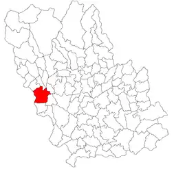 Location in Prahova County