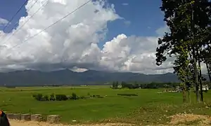 A scene of Mahabharat hills in Udayapur