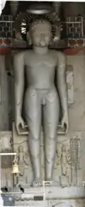 Shantinatha Statue at 9.8 m (32 ft) Shantinath Jinalaya, Shri Mahavirji