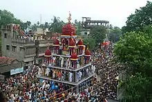 Rath Jatra is widely celebrated in Bengal