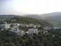 Site from Mahis towards the Jordanian valley