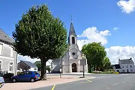 The church square in Maillet