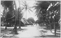 Image 35Main Street in Funafuti, (circa 1905). (from History of Tuvalu)