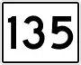 State Route 135 marker