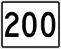 State Route 200 marker