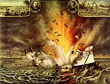 Image 23The explosion of the USS Maine launched the Spanish–American War in April 1898 (from History of Spain)