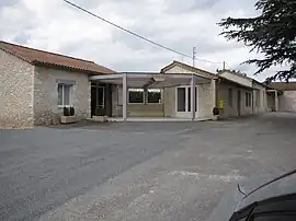 The town hall in Monségur