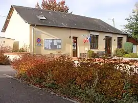 The town hall in Saint-Denis-des-Monts