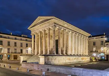 The Maison Carrée, Nîmes (16–19 BC.)