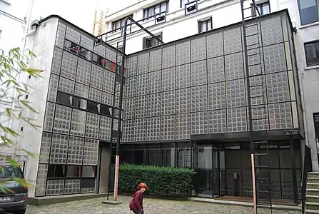 The Glass House by Pierre Chareau  31, rue Saint-Guillaume VIIe arrondissement,  (1928–31)