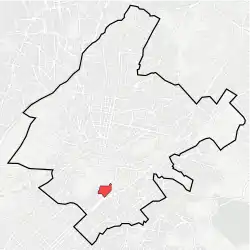 Location within Athens municipality