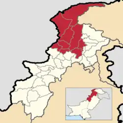 Map of Malakand Division