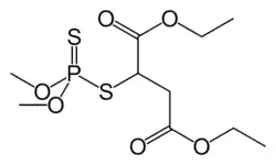 Malathion is a popular insecticide derived from maleic anhydride