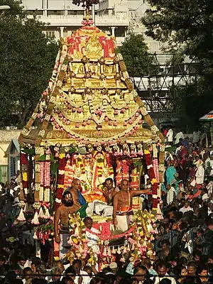 Srivari Brahmotsavams  is the most significant annual fête celebrated at the Venkateswara Temple in Tirumala, Tirupati district, Andhra.