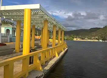 Boardwalk in Guánica barrio-pueblo