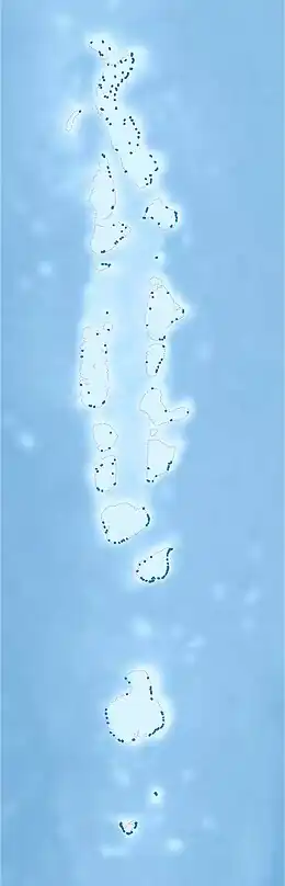 Vaikaradhoo is located in Maldives