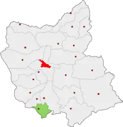 Location of Malekan County in East Azerbaijan province