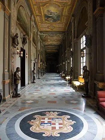 Coat of arms of L'Isle Adam at the Grandmaster's Palace.