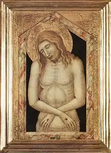 An early Man of Sorrows by the Italian artist Pietro Lorenzetti, c. 1330