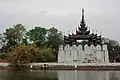 Mandalay Palace wall and bastion