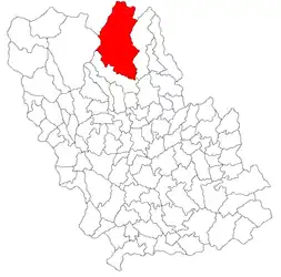 Location in Prahova County