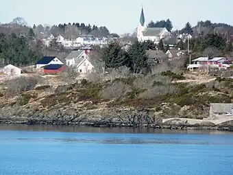 View of the village of Manger