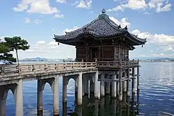 Mangetsu-ji temple, one of the Eight Views of Omi