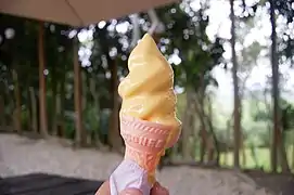 Mango sorbetes from Barili, Cebu