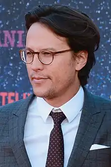 Photograph of director Cary Joji Fukunaga at the UK premiere of television miniseries Maniac